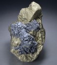 gem Sphalerite var.Cleiophane on Chalcopyrite