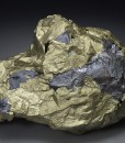 gem Sphalerite var.Cleiophane on Chalcopyrite