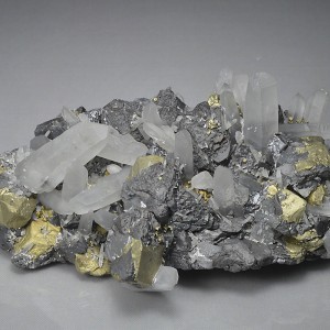 Sphalerite, Chalcopyrite, Quartz