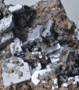 skeletal Galena, gem Sphalerite var.Cleiophane, Quartz, Siderite