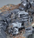 skeletal Galena, gem Sphalerite var.Cleiophane, Quartz, Siderite