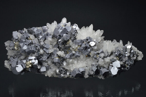 truncated Galena, Quartz, Sphalerite, Pyrite, Chalcopyrite