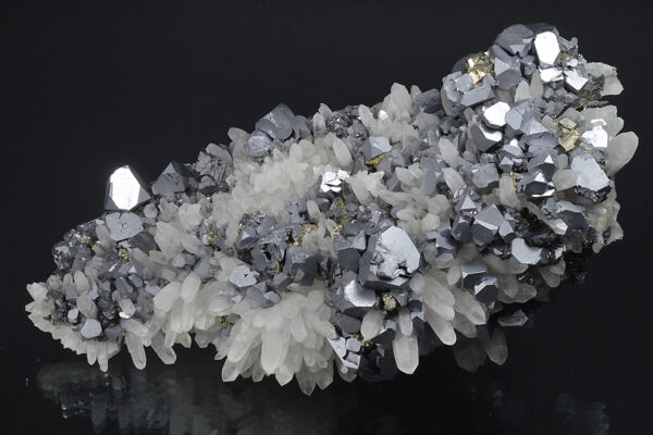 truncated Galena, Quartz, Sphalerite, Pyrite, Chalcopyrite