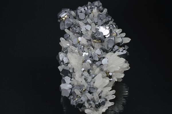 truncated Galena, Quartz, Sphalerite, Pyrite, Chalcopyrite