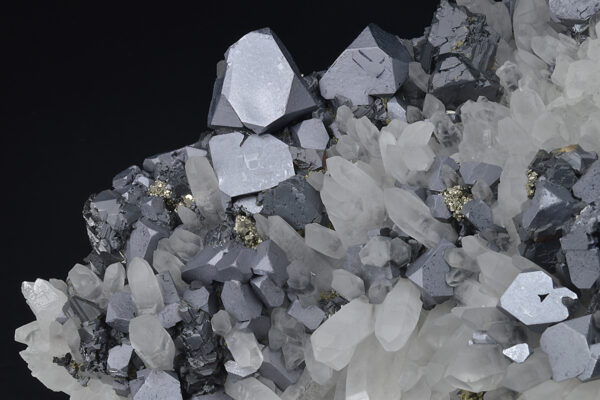 truncated Galena, Quartz, Sphalerite, Pyrite, Chalcopyrite