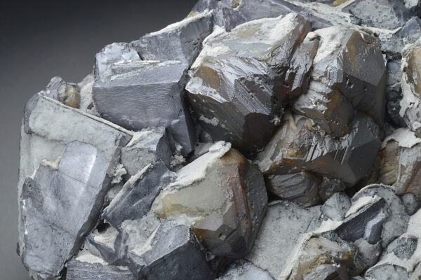 Cleiophane on Galena, Quartz