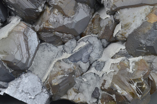 Cleiophane on Galena, Quartz