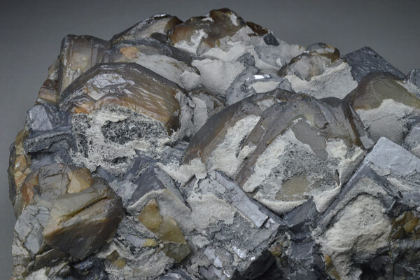 Cleiophane on Galena, Quartz