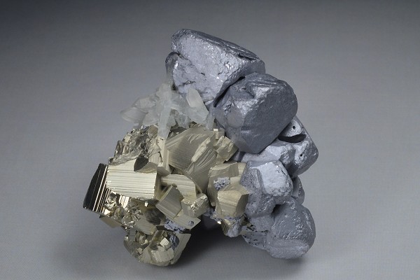 Pyrite, Galena, Quartz - floater