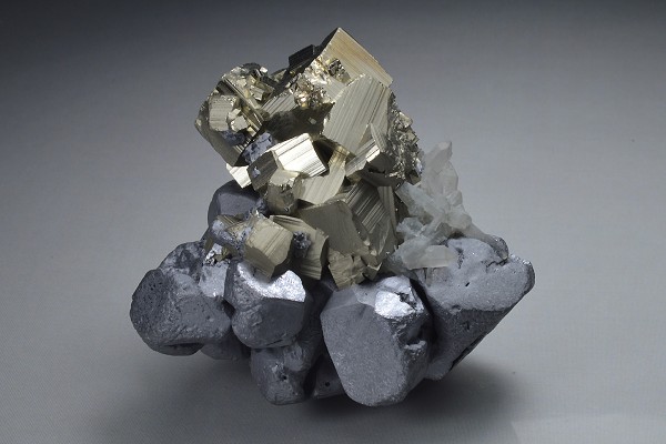 Pyrite, Galena, Quartz - floater