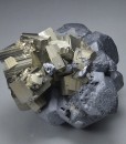 Pyrite, Galena, Quartz - floater