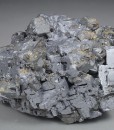 gem Sphalerite var.Cleiophane on twinned Galena