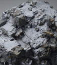 gem Sphalerite var.Cleiophane on twinned Galena