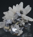 Quartz, Galena, Pyrite, Chalcopyrite, Siderite