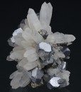 Quartz, Galena, Pyrite, Chalcopyrite, Siderite