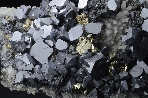 Galena, Quartz, Sphalerite, Pyrite