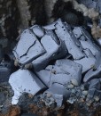 melted habit Galena, Calcite, Quartz