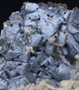 melted habit Galena, Calcite, Quartz