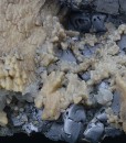 melted habit Galena, Calcite, Quartz