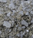 Baryte, Pyrite - floater
