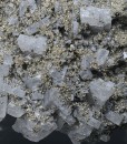 Baryte, Pyrite - floater