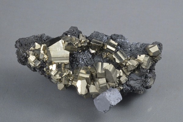 Pyrite, Sphalerite, Galena - floater