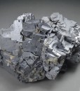 twinned and truncated Galena, Calcite
