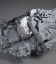 twinned and truncated Galena, Calcite