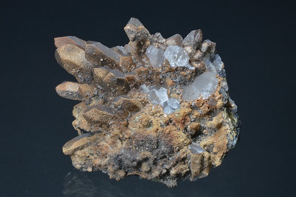 Quartz, Siderite, Calcite