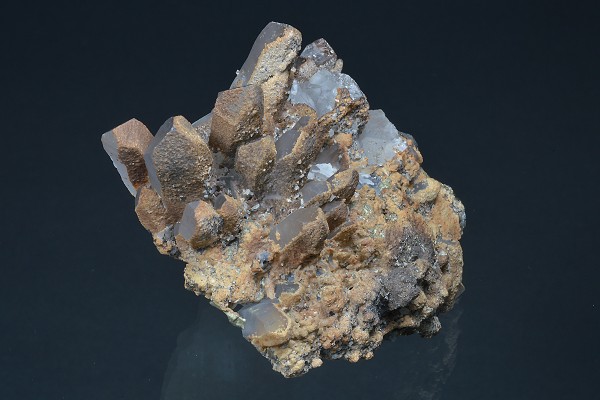 Quartz, Siderite, Calcite