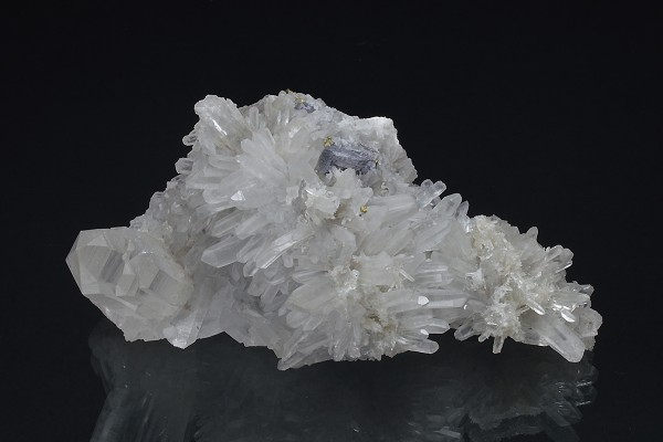 Galena and Chalcopyrite on Quartz