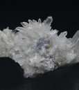 Galena and Chalcopyrite on Quartz