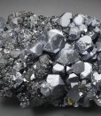 truncated Galena on Sphalerite, Chalcopyrite