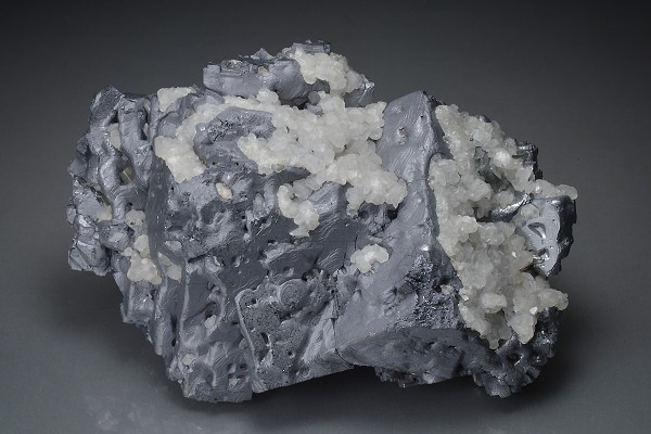 twinned Galena, Calcite