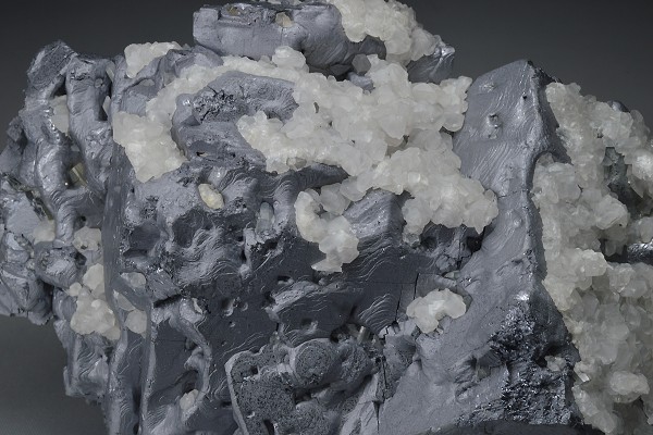 twinned Galena, Calcite