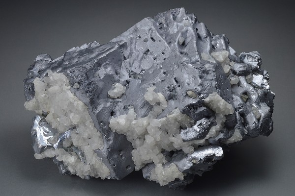 twinned Galena, Calcite