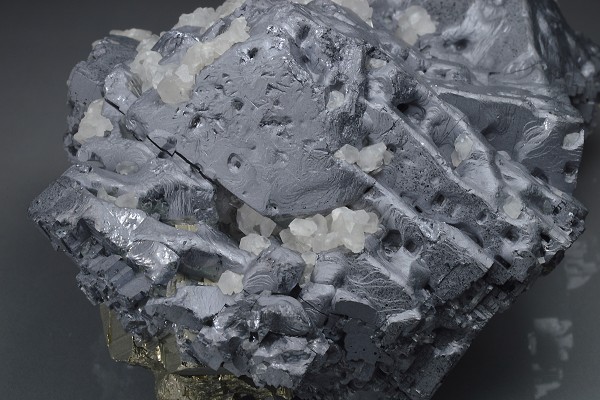 twinned Galena, Calcite