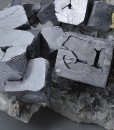 Galena on Quartz, Chalcopyrite