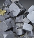 Galena on Quartz, Chalcopyrite