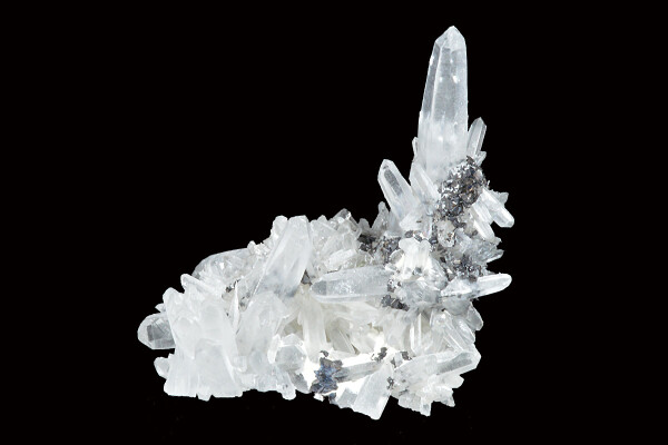Quartz, Sphalerite, Chalcopyrite