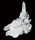 Quartz, Sphalerite, Chalcopyrite