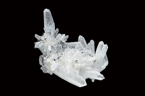 Quartz, Sphalerite, Chalcopyrite