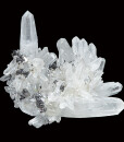 Quartz, Sphalerite, Chalcopyrite