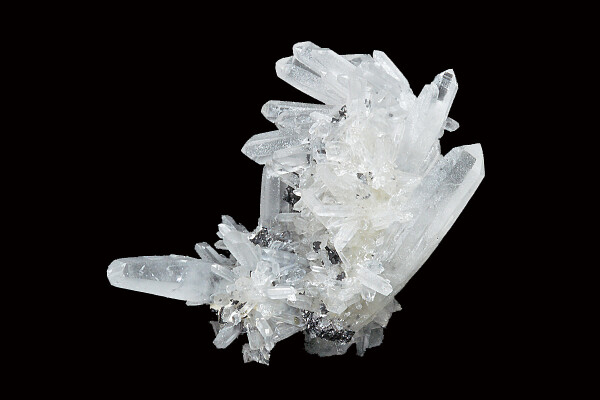 Quartz, Sphalerite, Chalcopyrite