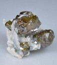 Cleiophane on Quartz, Galena - floater