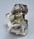 Cleiophane on Quartz, Galena - floater