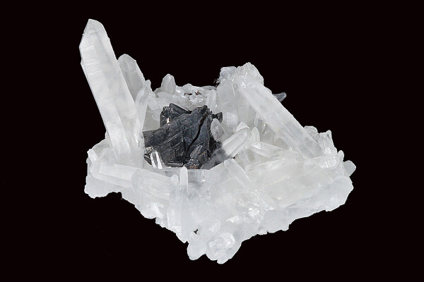 Sphalerite on Quartz