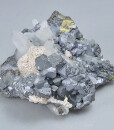 Sphalerite, Quartz, Rhodochrosite, Galena, Chalcopyrite
