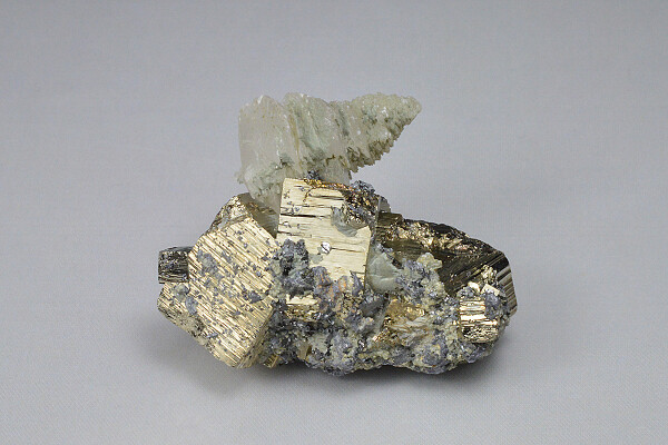 Pyrite, Calcite, Sphalerite