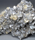 Galena, gem Sphalerite var.Cleiophane, Pyrite, Calcite, Siderite
